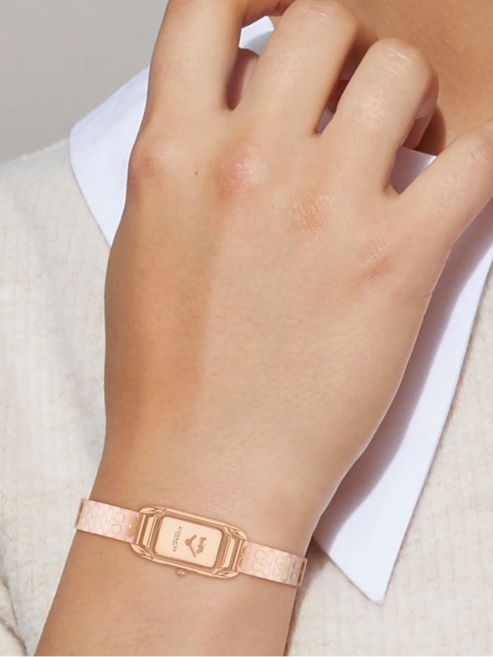 Coach Authentic watch bracelet rose gold new with tags
